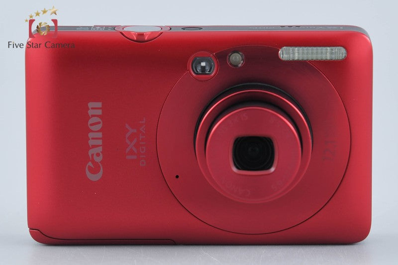 Canon IXY DIGITAL 210 IS Red 12.1 MP Digital Camera