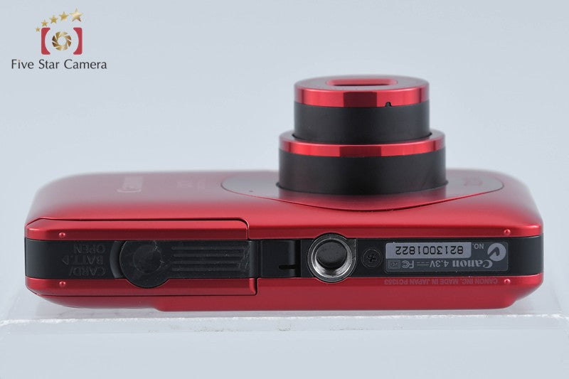 Canon IXY DIGITAL 210 IS Red 12.1 MP Digital Camera
