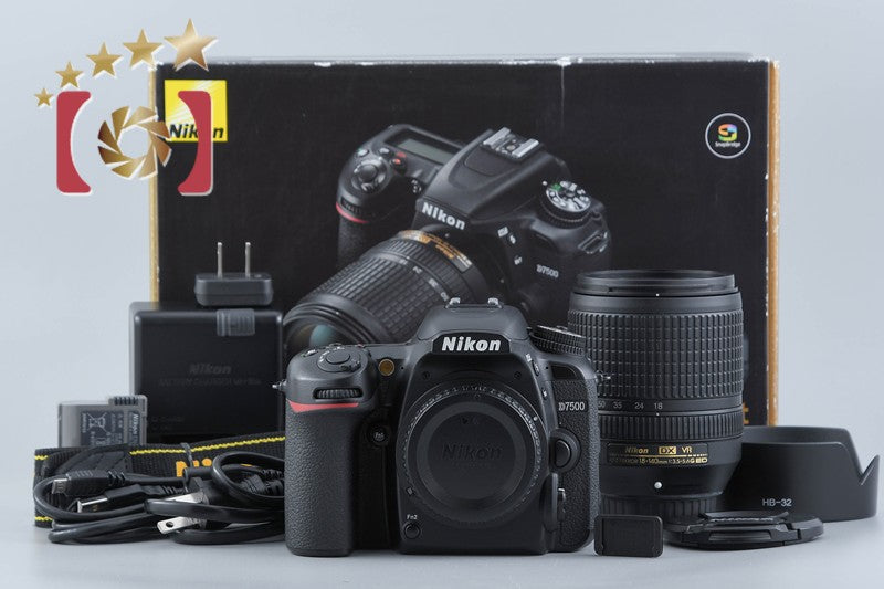 Nikon D7500 20.9 MP Digital SLR Camera 18-140 VR Lens w/ Box