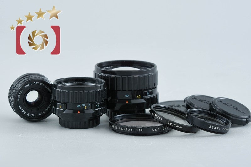 PENTAX 110 EL NIKKOR レンズセット Pentax 110 18mm f/2.8 + 24mm f/2.8 + 50mm f/2.8