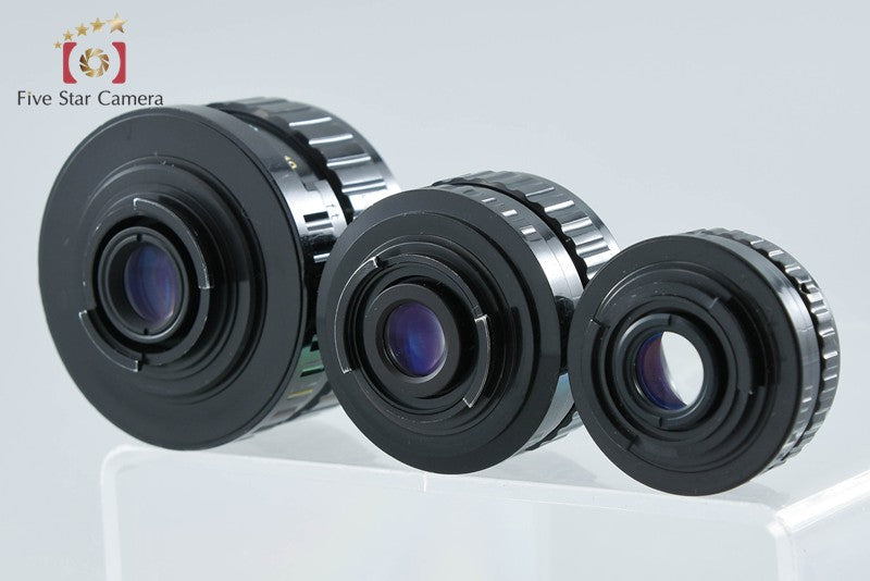 Pentax 110 18mm f/2.8 + 24mm f/2.8 + 50mm f/2.8