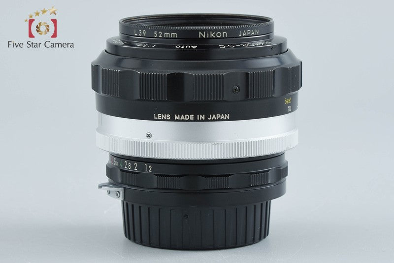 Nikon NIKKOR-S.C Auto 55mm f/1.2 Non Ai Lens