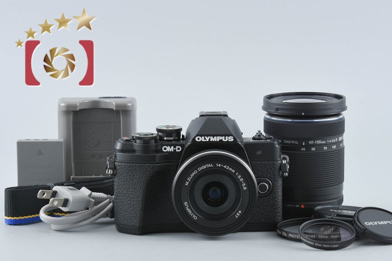 "Count 302" Olympus OM-D E-M10 Mark III Black 16.1 MP 14-42 40-150 EZ Lenses