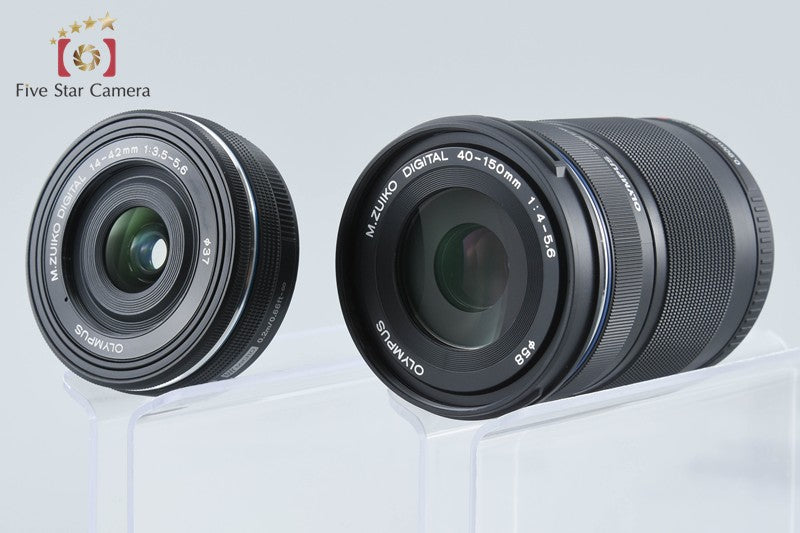 "Count 302" Olympus OM-D E-M10 Mark III Black 16.1 MP 14-42 40-150 EZ Lenses