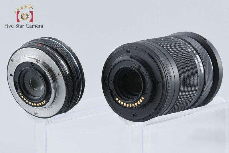 "Count 302" Olympus OM-D E-M10 Mark III Black 16.1 MP 14-42 40-150 EZ Lenses