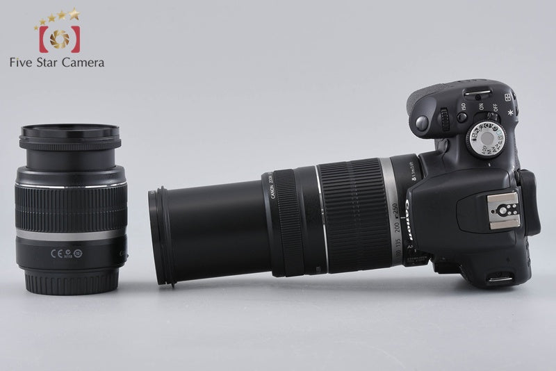 Canon EOS Kiss X3 / Rebel T1i / 500D 15.1 MP DSLR EF-S 18-55 55-250 Lenses