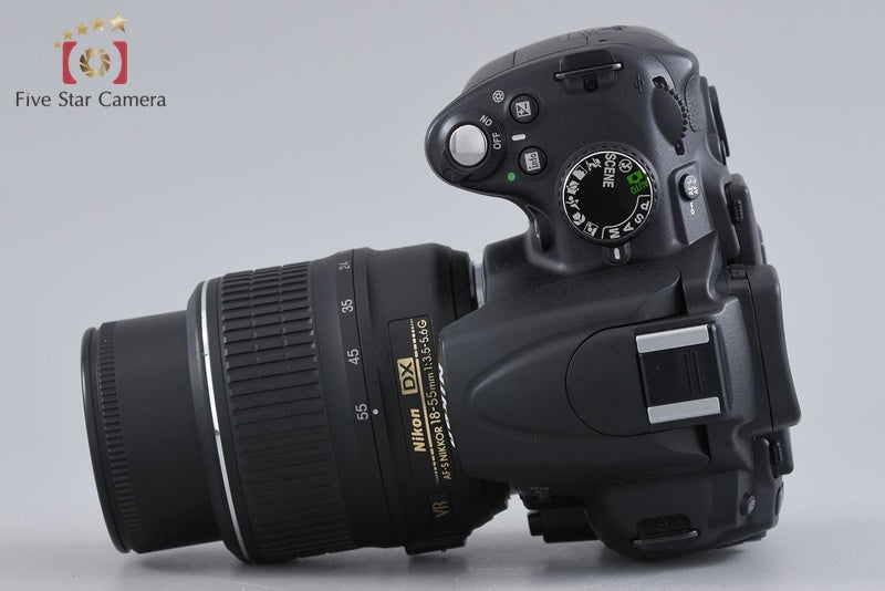 "Shutter count 2,011" Nikon D5000 12.3 MP DSLR Camera 18-55 VR Lens