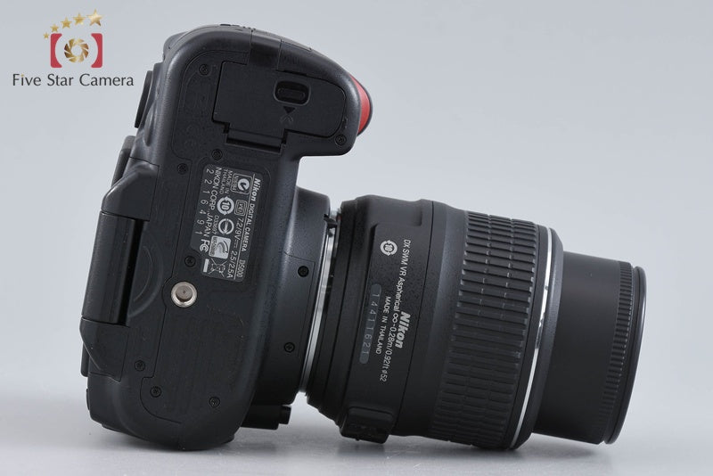 "Shutter count 2,011" Nikon D5000 12.3 MP DSLR Camera 18-55 VR Lens