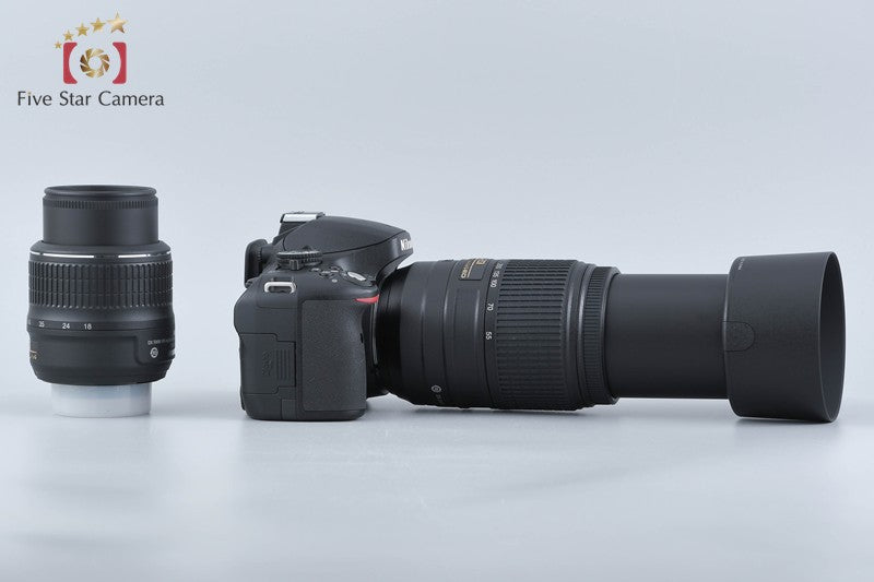 "Count 1,395" Nikon D5100 16.2 MP SLR Digital Camera 18-55 55-300 Lenses