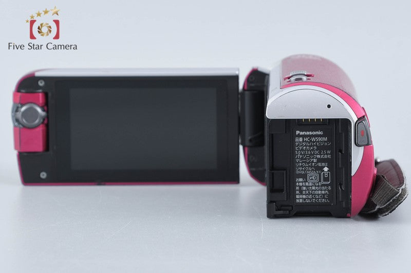 Panasonic HC-W590M Pink Digital Hi-Vision Video Camera