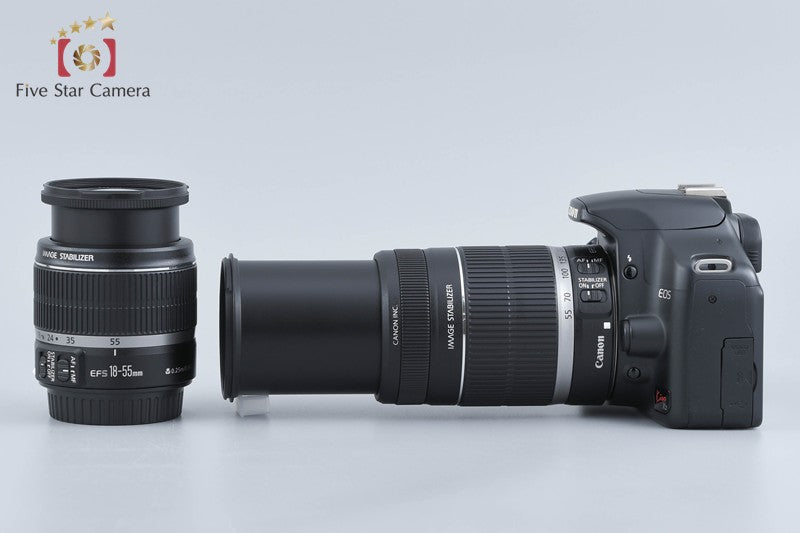 "Count 2,004" Canon EOS Kiss X2 / Rebel XSi / 450D 12.2 MP 18-55 55-250 Lenses