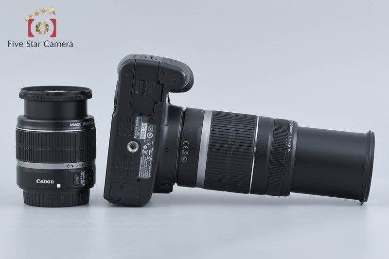 "Count 2,004" Canon EOS Kiss X2 / Rebel XSi / 450D 12.2 MP 18-55 55-250 Lenses