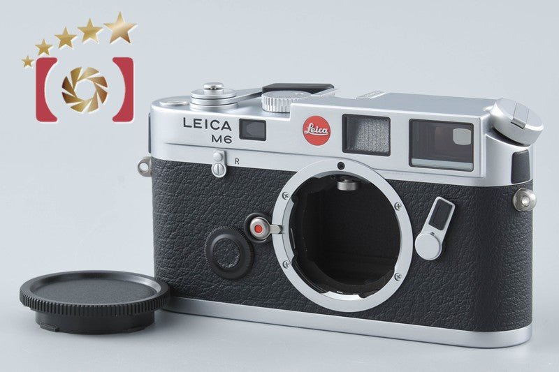 Leica M6 Chrome 35mm Rangefinder Film Camera Body