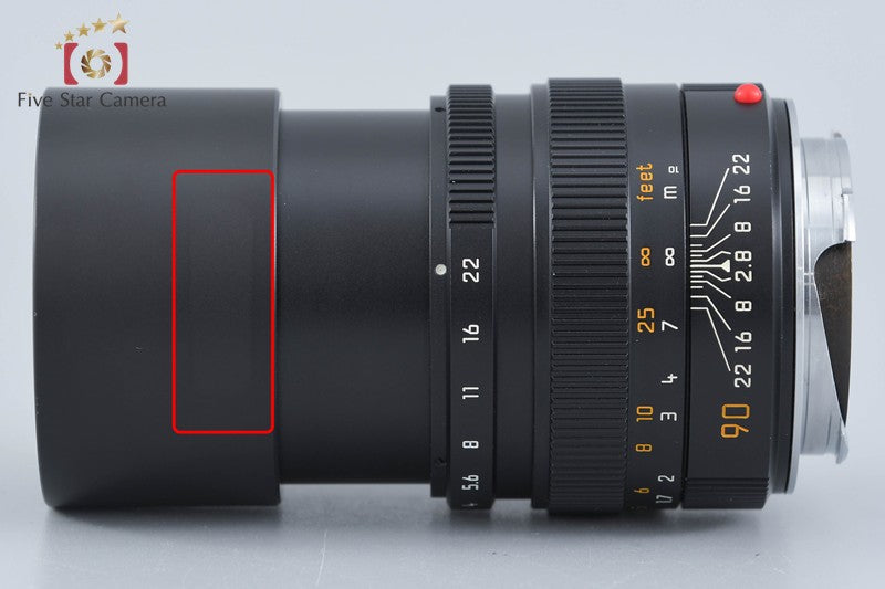 Leica ELMARIT-M 90mm f/2.8 2nd E46 Black for Leica M Mount