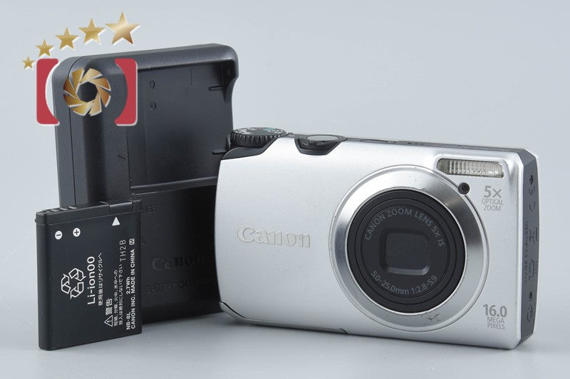 Canon PowerShot A3300 IS Silver 16.0 MP Digital Camera