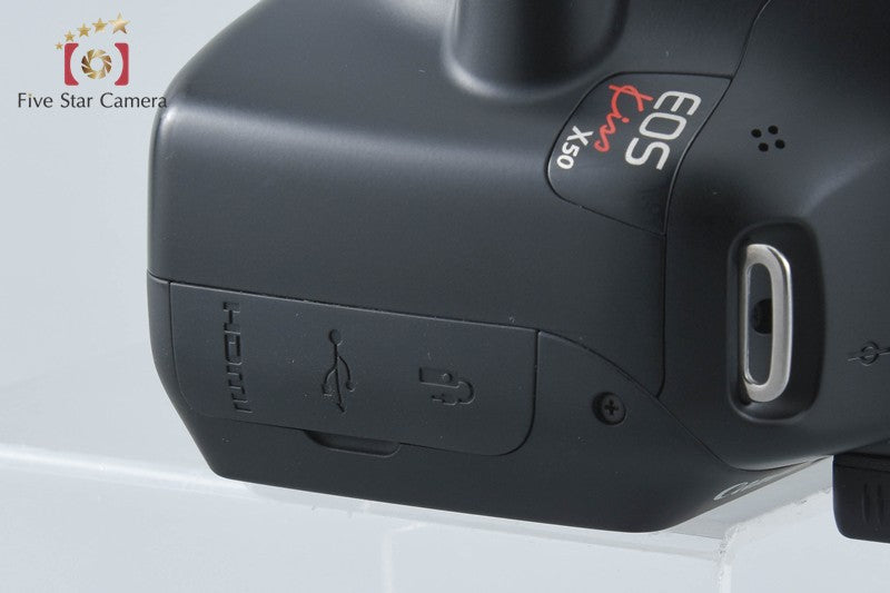 "Count 4,939" Canon EOS Kiss X50 / Rebel T3 / 1100D Black 12.2 MP DSLR Body