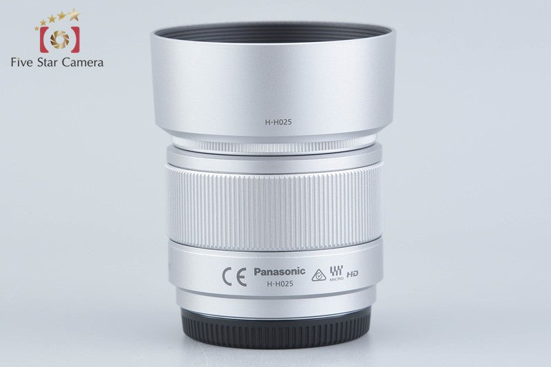 Panasonic LUMIX G 25mm f/1.7 ASPH. H-H025 Silver