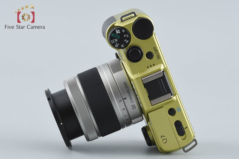 "Shutter count 2,970" PENTAX Q7 Yellow Green 12.4 MP Digital Camera 5-15 Lens