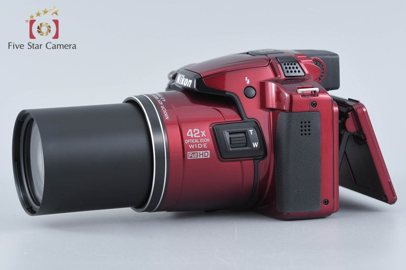 Nikon COOLPIX P510 Red 16.1 MP Digital Camera from Japan