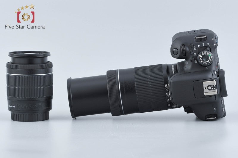 "Count 127" Canon EOS Kiss X8i / Rebel T6i / 750D 24.2 MP 18-55 55-250 Lenses