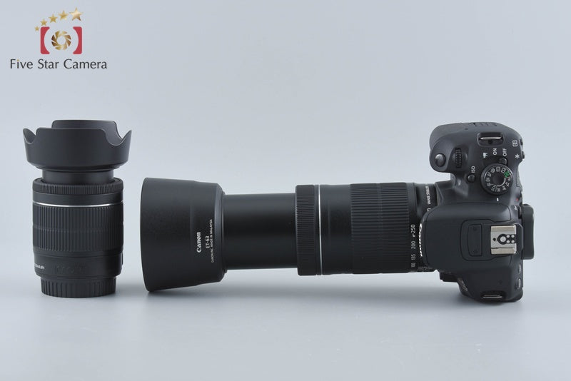 Canon EOS Kiss X7i / Rebel T5i / 700D 18.0 MP 18-55 55-250 Lenses