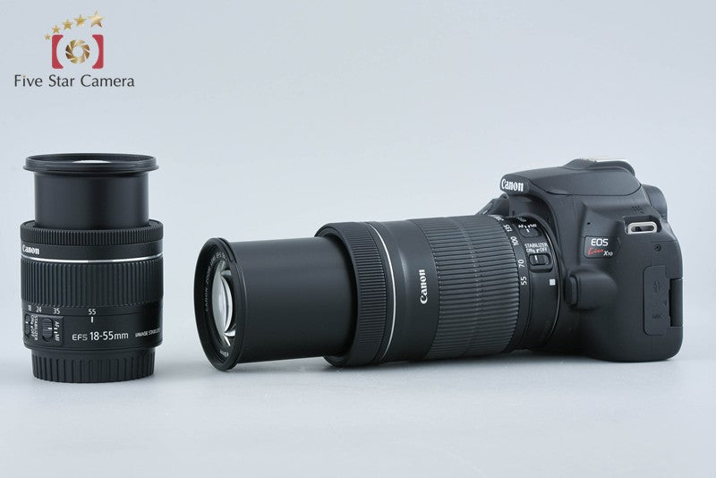 Canon EOS Kiss X10 / Rebel SL3 / 250D / 200DII 24.1 MP 18-55 55-250 Lens w/ Box