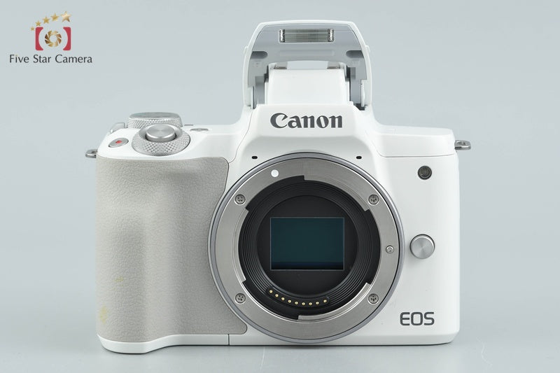Canon EOS Kiss M2 White 24.1 MP Digital Mirrorless Camera Body