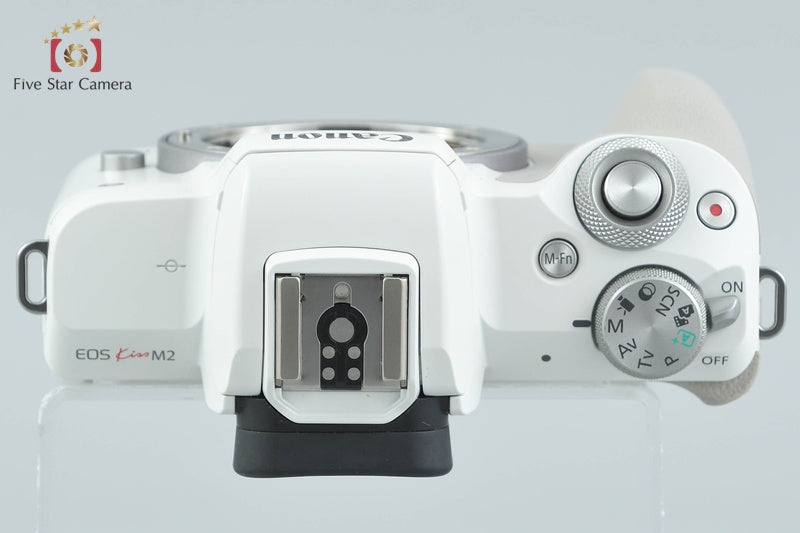 Canon EOS Kiss M2 White 24.1 MP Digital Mirrorless Camera Body