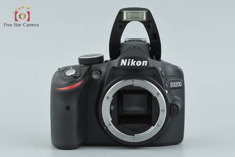 "Count 649" Nikon D3200 Black 24.2 MP DSLR AF-S DX 18-55 55-200 VR Lenses