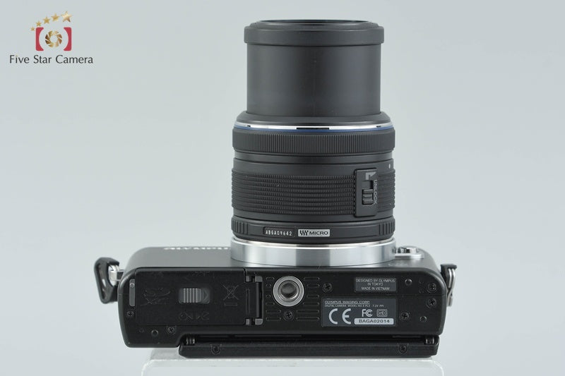 "Shutter count 4,118" Olympus PEN Lite E-PL3 Black 12.3 MP 14-42 Lens
