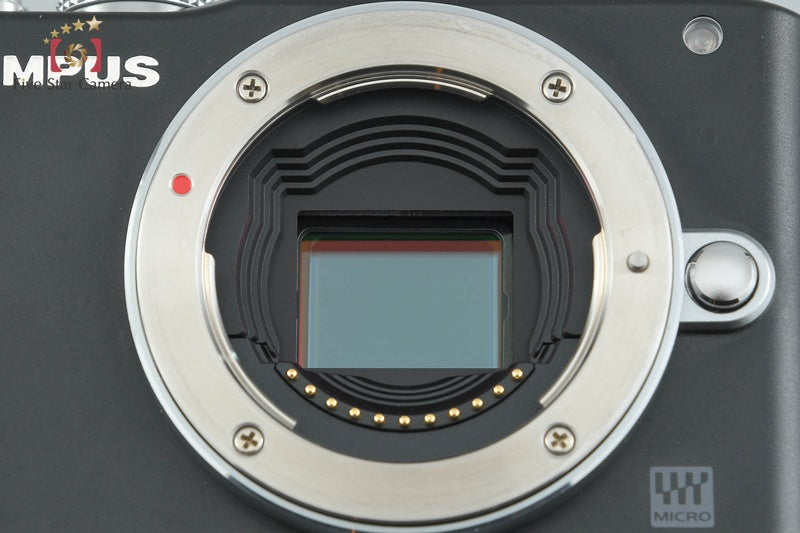 "Shutter count 4,118" Olympus PEN Lite E-PL3 Black 12.3 MP 14-42 Lens