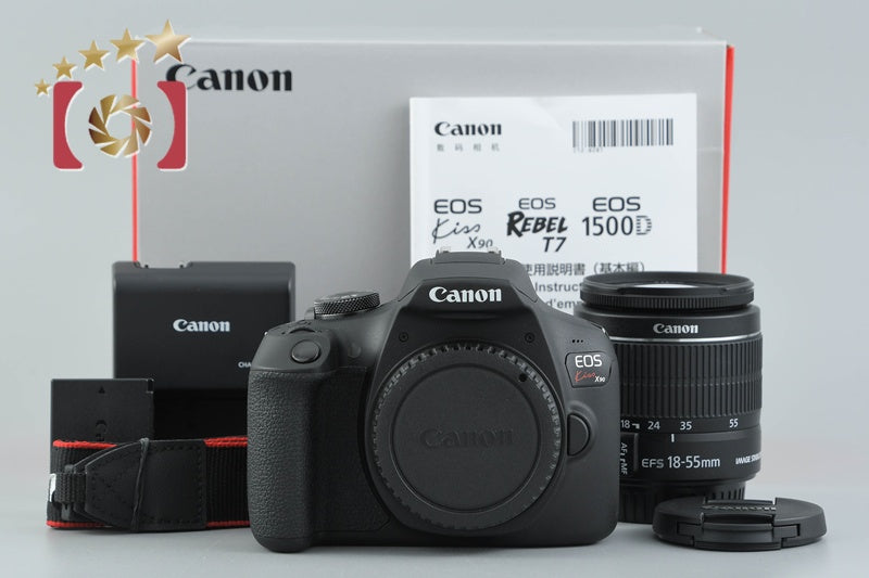 "Count 38" Canon EOS Kiss X90 / Rebel T7 / 2000D 24.1 MP DSLR 18-55 Lens w/ Box
