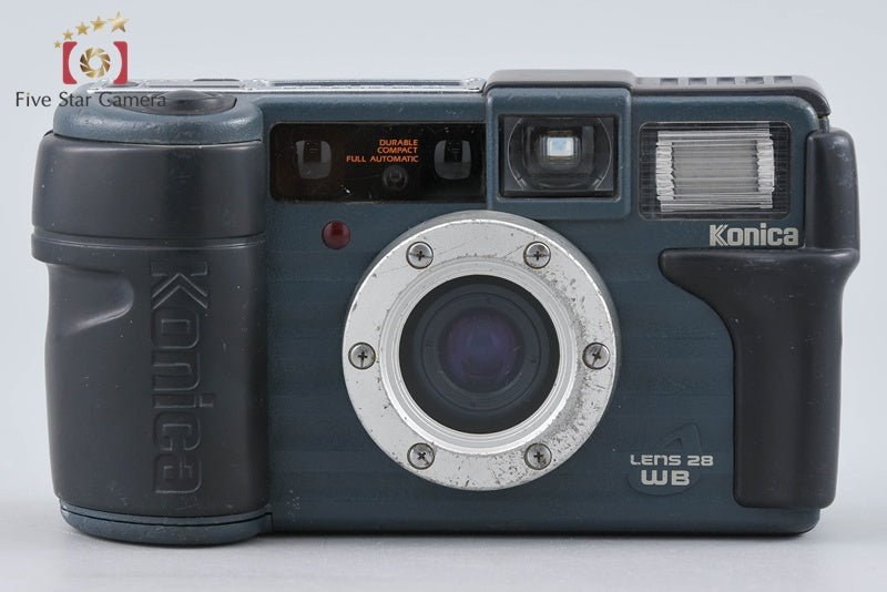 Konica Genbakantoku 28WB Blue 35mm Point & Shoot Film Camera