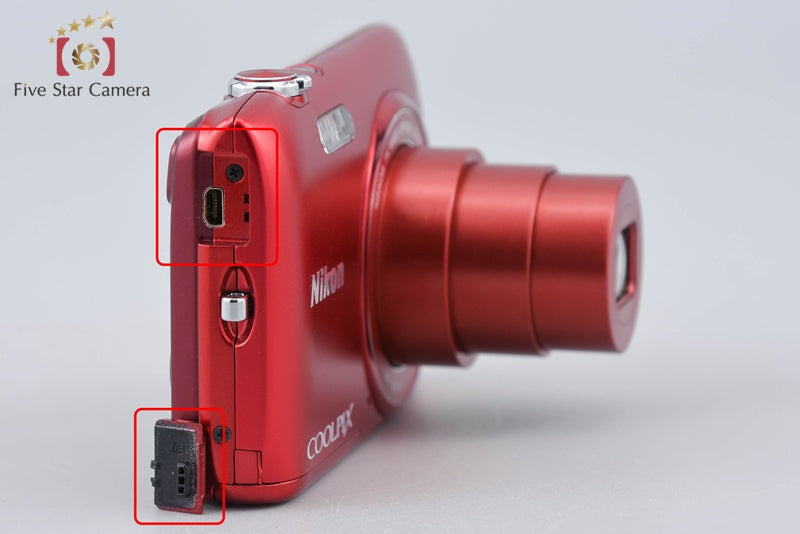 Nikon COOLPIX S3500 Raspberry Red 20.0 MP Digital Camera
