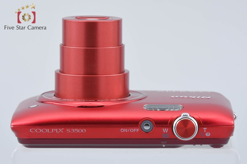 Nikon COOLPIX S3500 Raspberry Red 20.0 MP Digital Camera