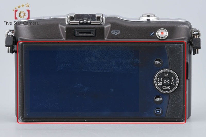 Olympus PEN mini E-PM1 Black 12.3 MP 14-42 Lens