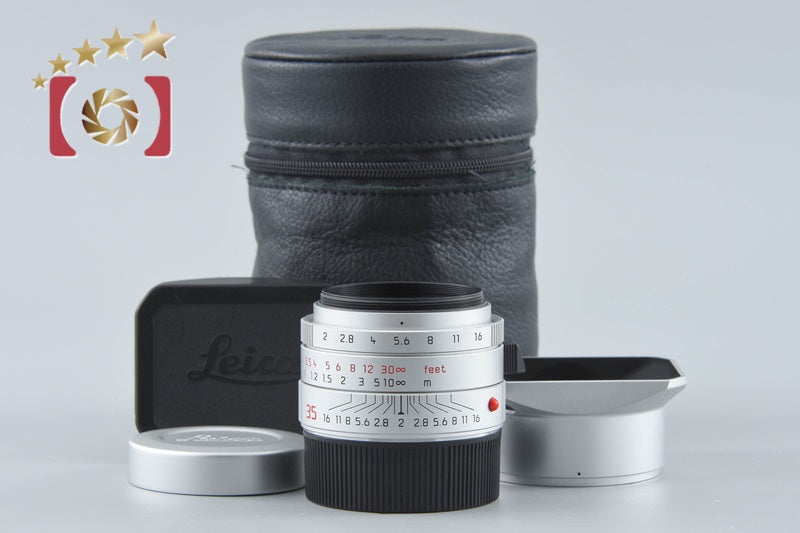 Leica SUMMICRON-M 35mm f/2 ASPH. E39 11674 Silver
