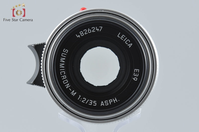 Leica SUMMICRON-M 35mm f/2 ASPH. E39 11674 Silver from Japan