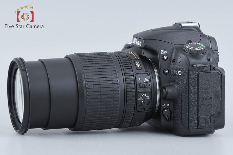 "Shutter count 801" Nikon D90 12.3 MP DSLR Camera AF-S DX 18-105 G VR Lens