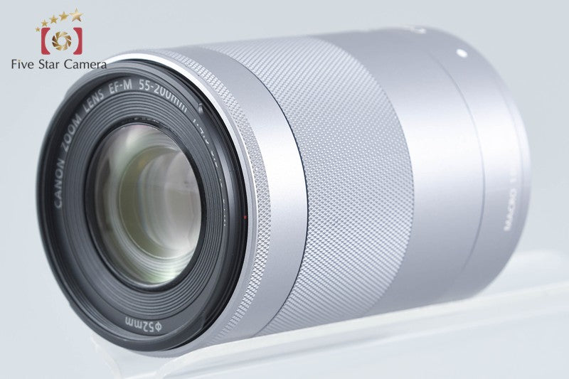 Canon EF-M 55-200mm f/4.5-6.3 IS STM Silver