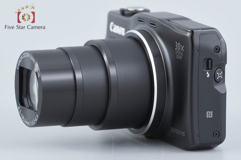 Canon PowerShot SX700 HS Black 16.1 MP Digital Camera from Japan