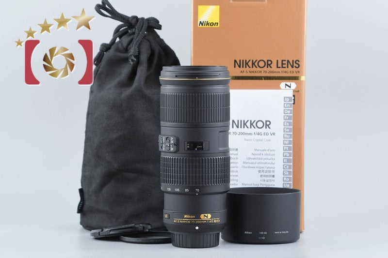 Nikon AF-S NIKKOR 70-200mm f/4 G ED VR w/ Box