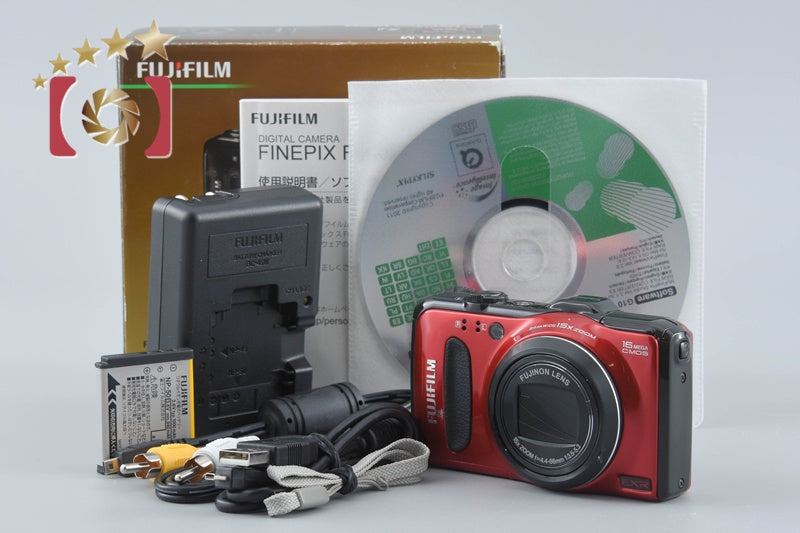 Fujifilm FINEPIX F600EXR Red 16.0 MP Digital Camera w/ Box