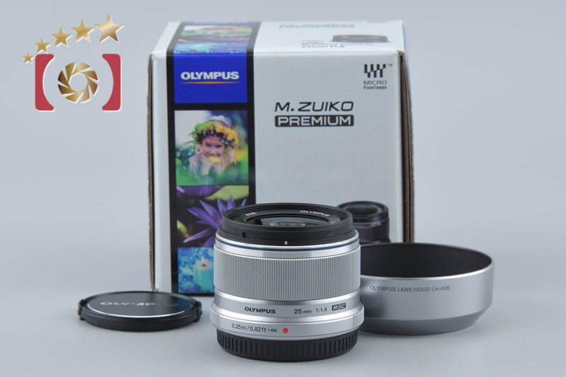 Olympus M.ZUIKO DIGITAL 25mm f/1.8 Silver w/ Box
