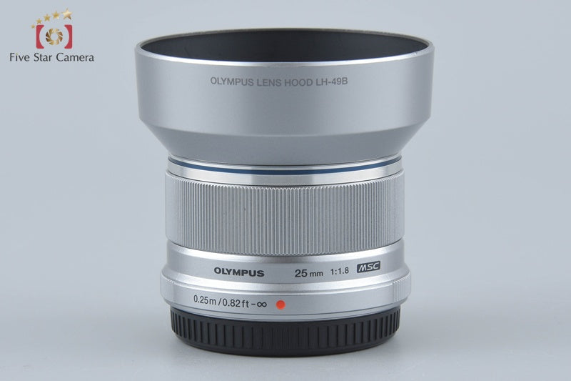 Olympus M.ZUIKO DIGITAL 25mm f/1.8 Silver w/ Box from Japan
