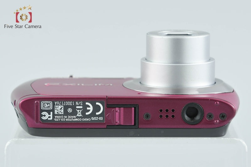 Casio EXILIM EX-Z370 Purple 14.1 MP Digital Camera