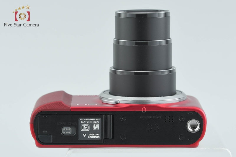 Casio HIGH SPEED EXILIM EX-ZR800 Red 16.1 MP Digital Camera