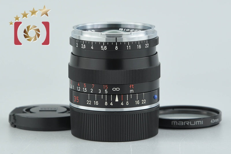 Carl Zeiss Biogon 35mm f/2 ZM T* Black for Leica M Mount