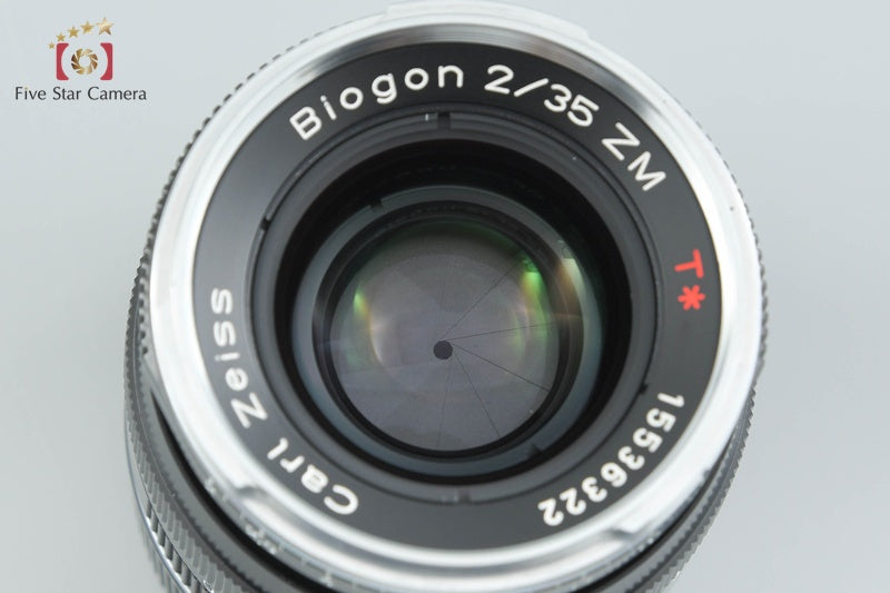 Carl Zeiss Biogon 35mm f/2 ZM T* Black for Leica M Mount