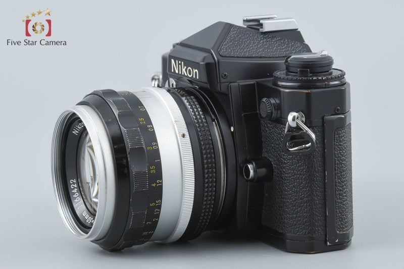 Nikon FE Black 35mm SLR Film Camera + NIKKOR-S Auto 50mm f/1.4 Ai Converted